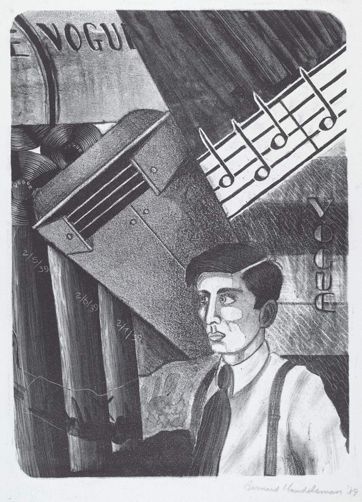 Untitled (Self Portrait) by Bernard Handelsman