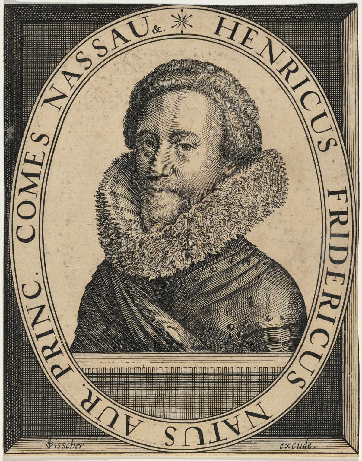 Frederick Henry of Nassau by Claes Jansz Visscher (publisher)