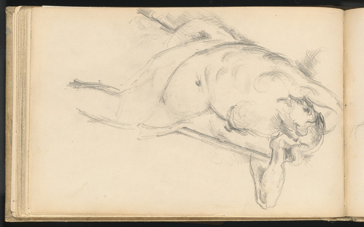 Study of the Allegorical Figure Bellona in Rubens' "The Apotheosis of Henri IV" by Paul Cezanne