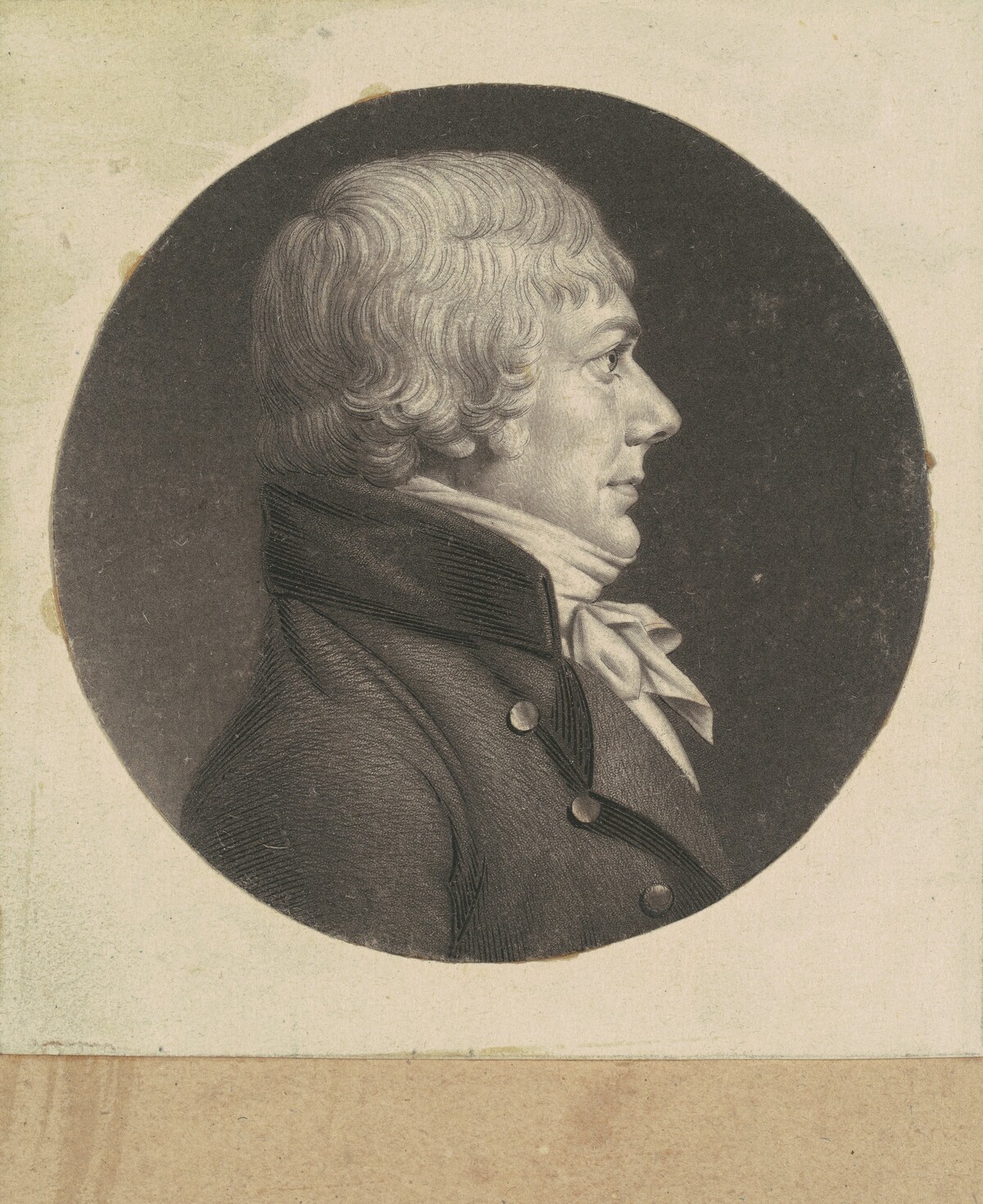 Unidentified Man by Charles B. J. Févret de Saint-Mémin