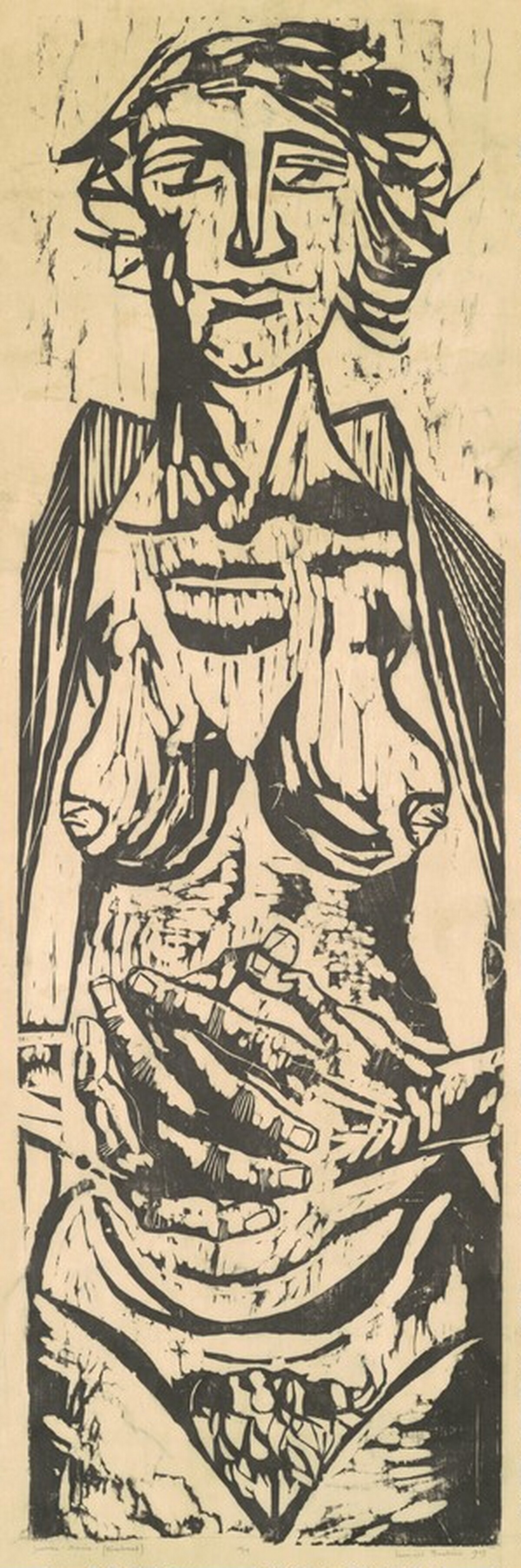 Jeanne-Marie by Leonard Baskin
