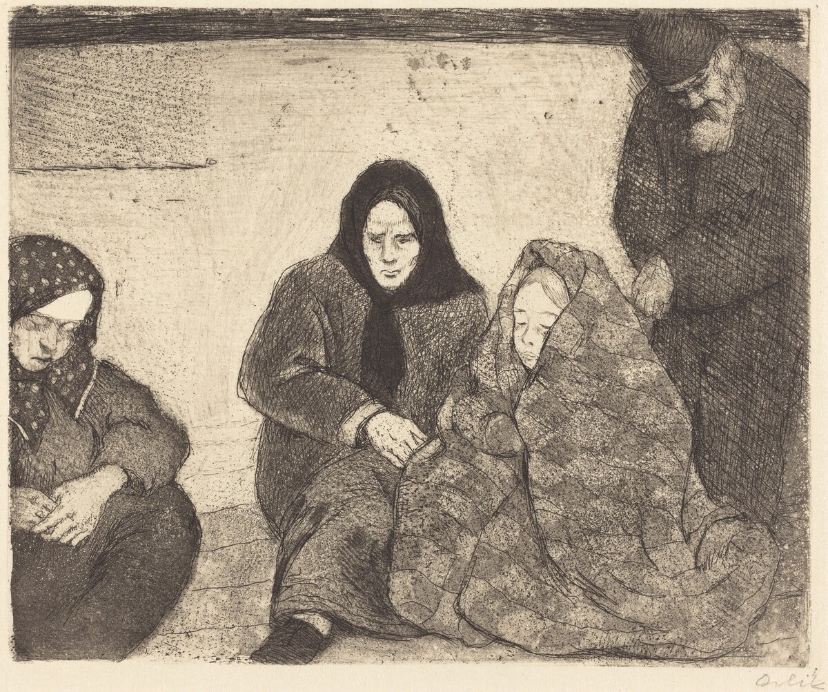 Emigrants by Emil Orlik