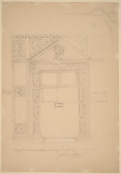 Byzantine Doorway with Duomo, Rimini