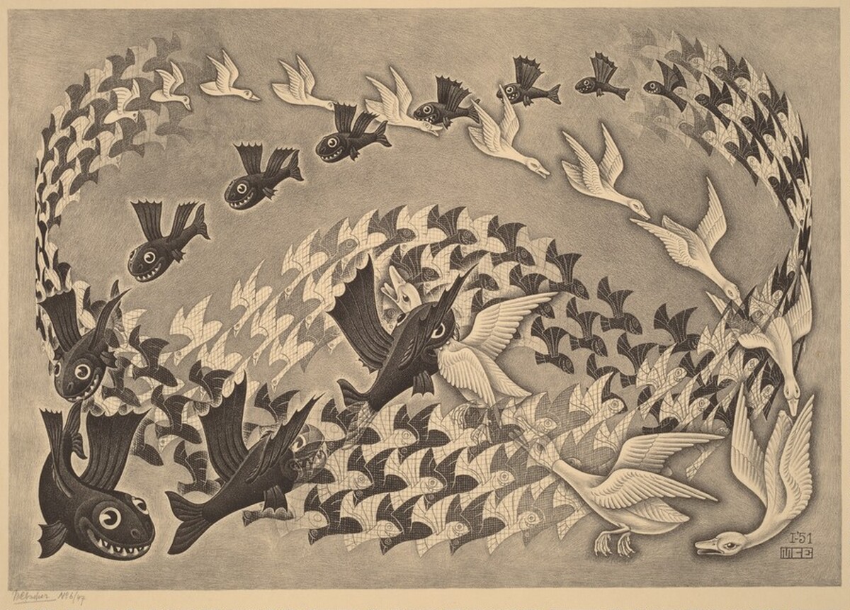 Predestination by M.C. Escher