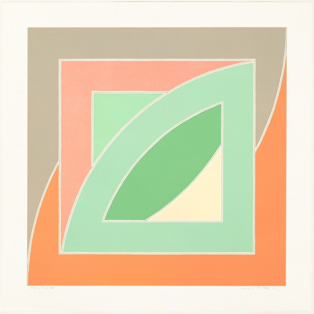 River of Ponds IV by Frank Stella