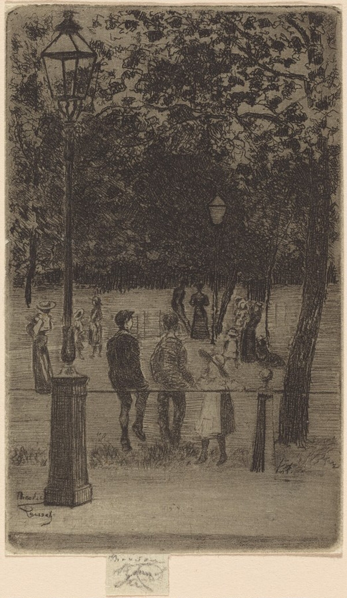 The Children's Hour, Summer Evening, Parson's Green by Théodore Roussel