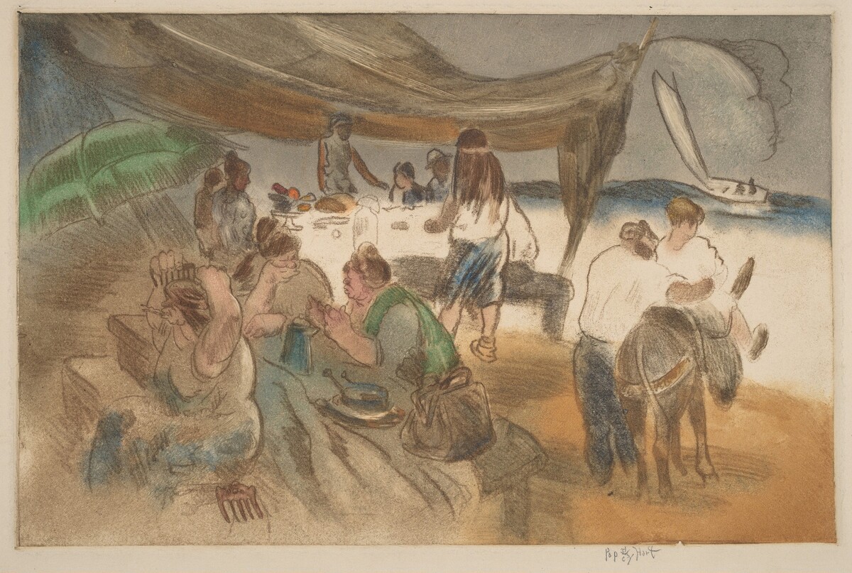 Picnic Party by George Overbury (Pop) Hart