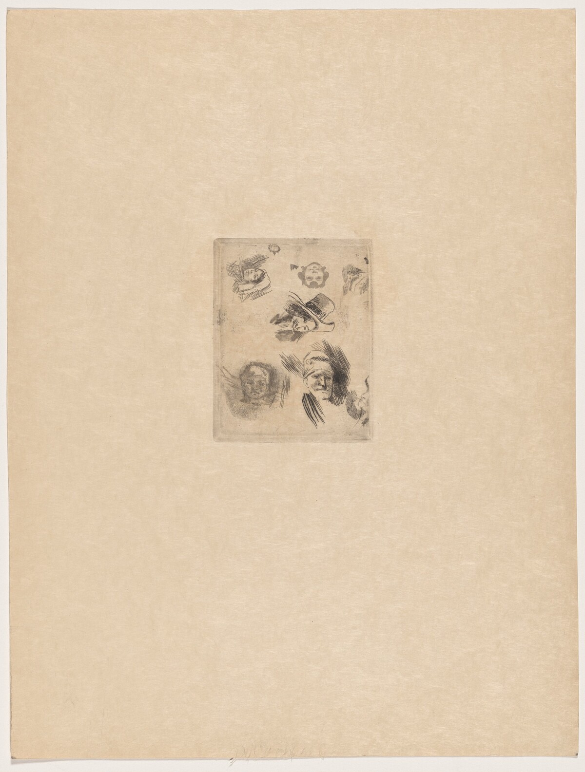 Quelques croquis by Félicien Rops