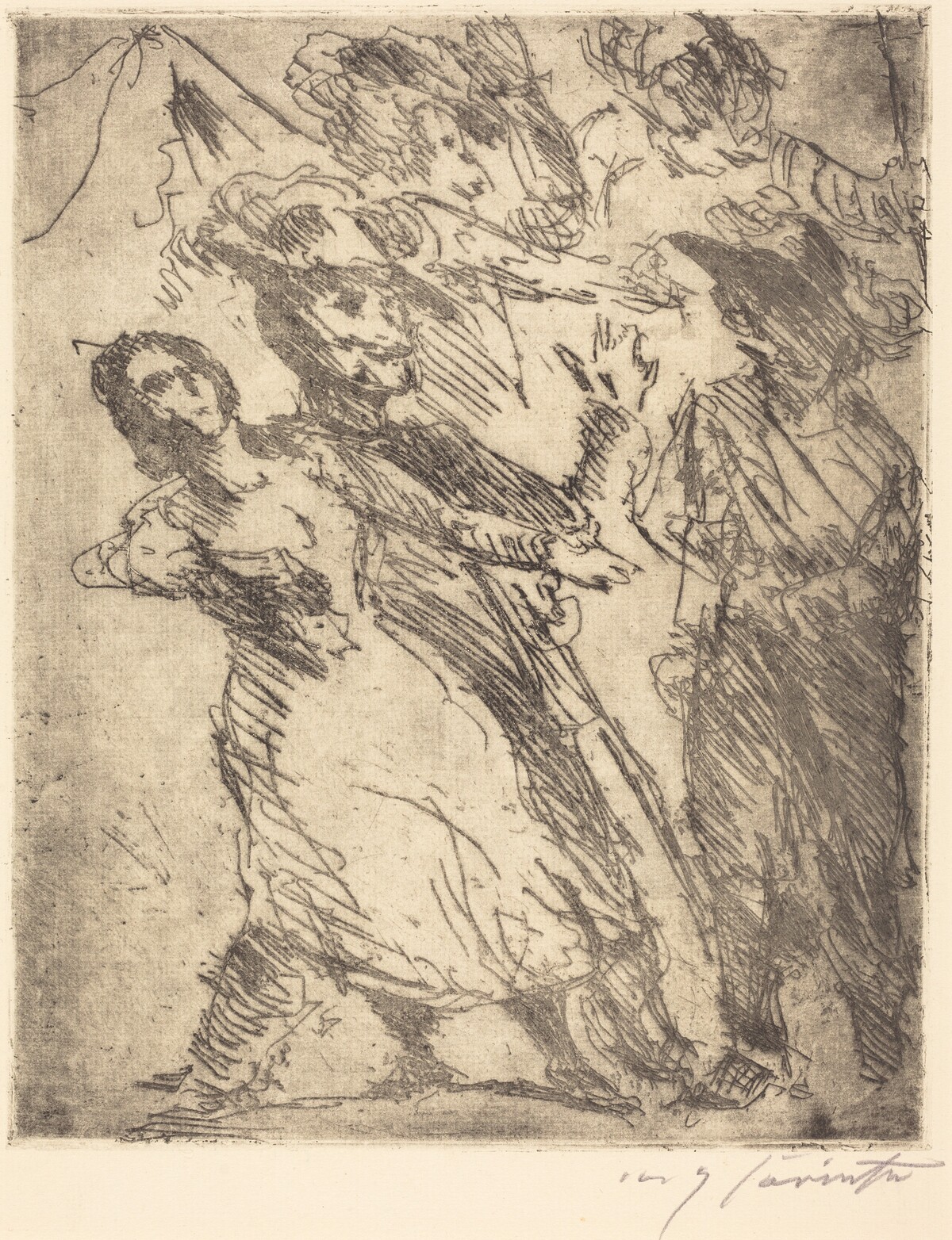 Kavaliere mit einer frau (Cavaliers with a Woman) by Lovis Corinth
