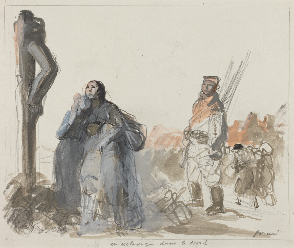 En esclavage dans le Nord by Jean-Louis Forain