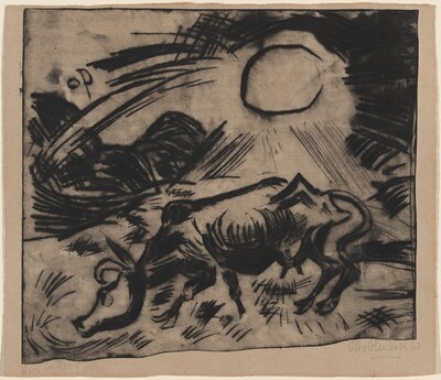 Kuh in der Sonne (Cow in the Sun)
