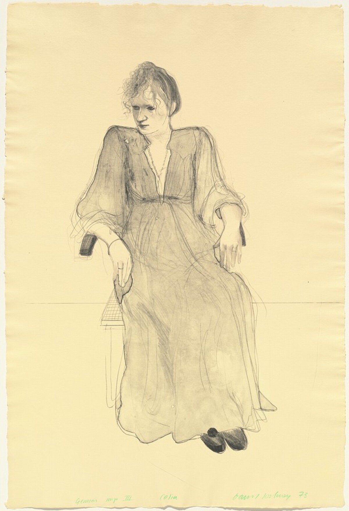 Celia by David Hockney