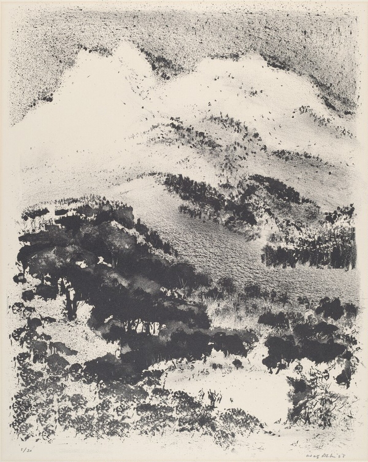 Hill and Mountain by Adolf Arthur Dehn