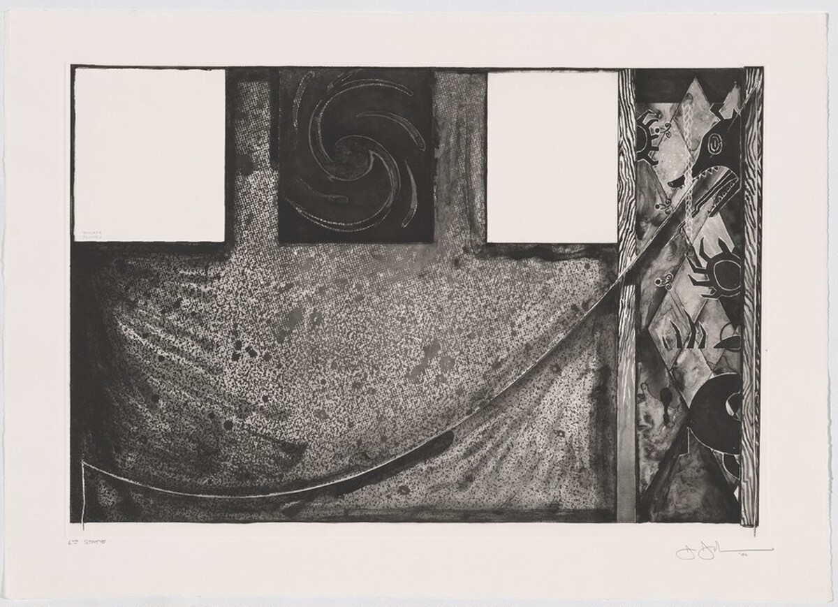Untitled [state proof of 6th state] by Jasper Johns