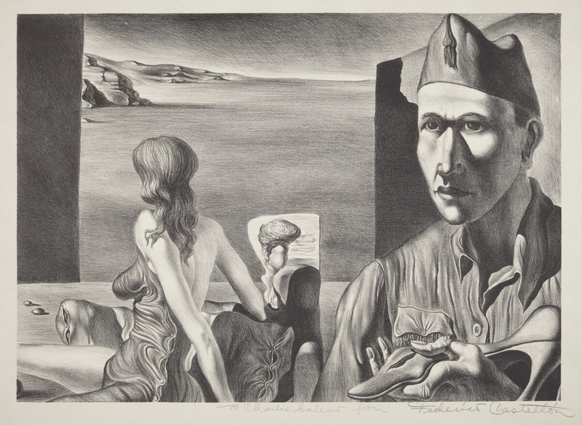 Self-Portrait with Spanish Cap by Federico Castellón