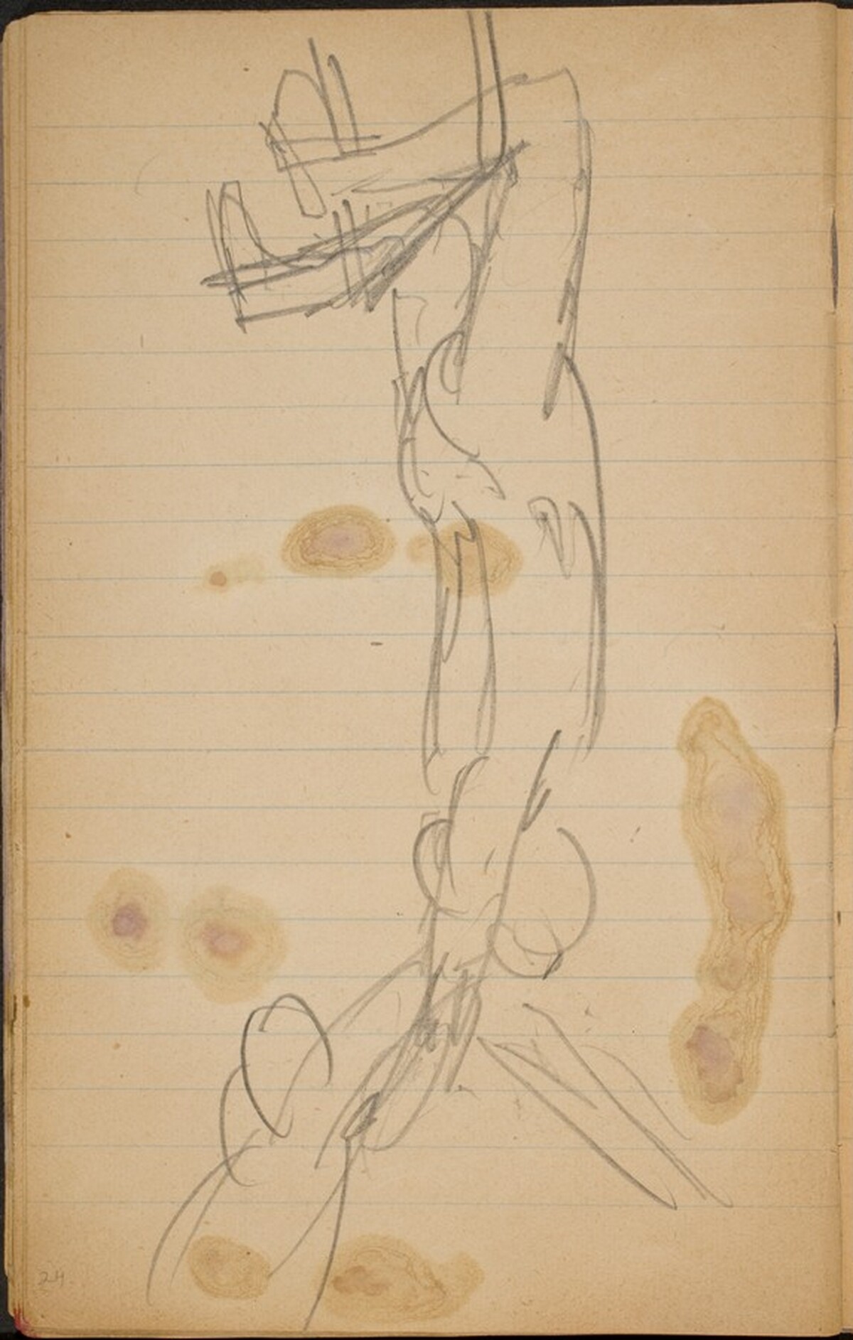 Zwei Akrobaten (Two Acrobats) [p. 24] by Max Beckmann