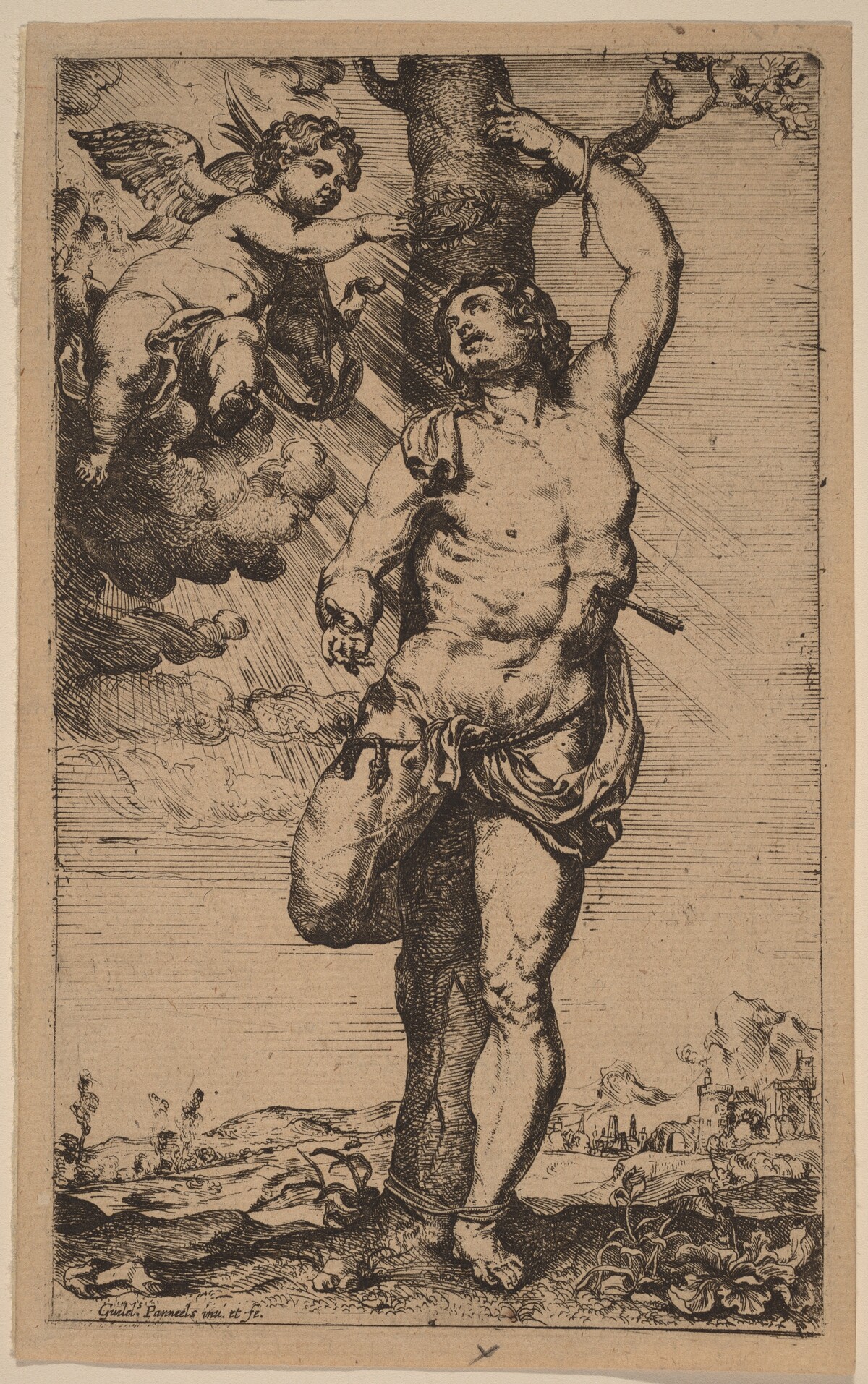 Saint Sebastian by Willem Panneels