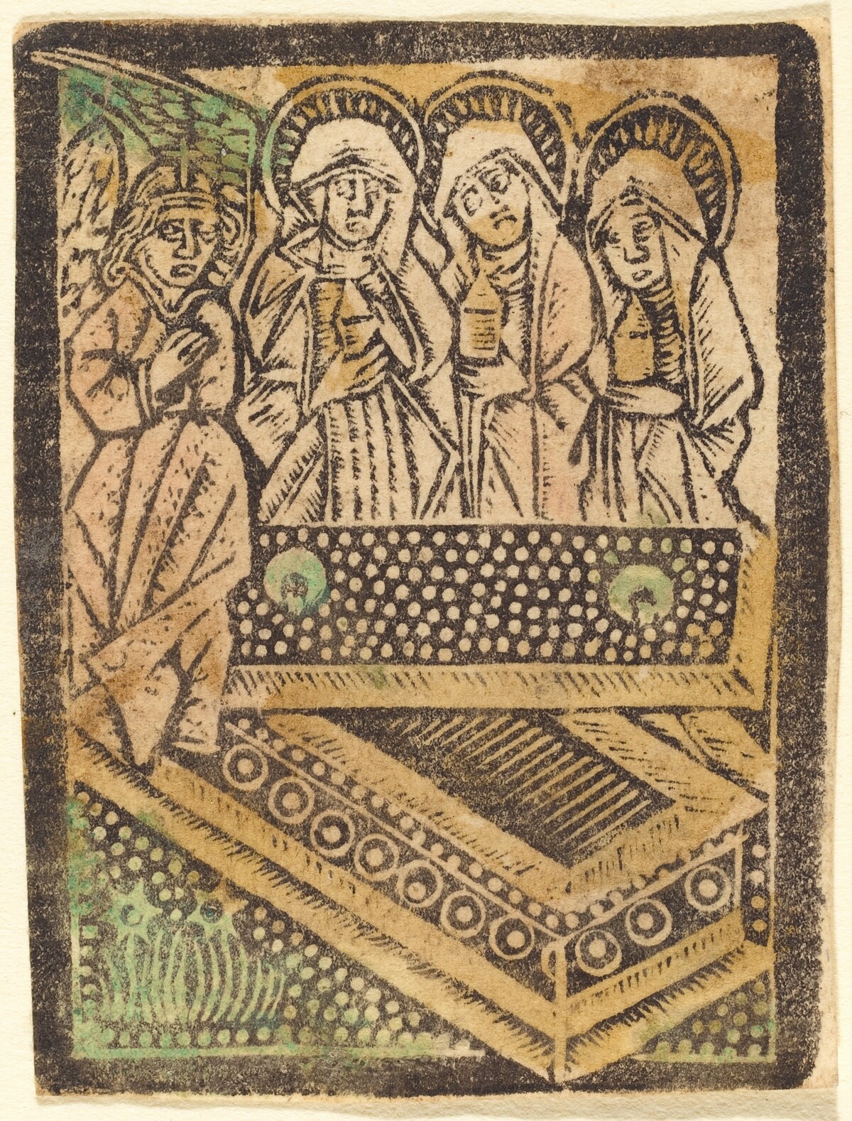 The Three Maries at the Tomb by Workshop of Master of the Aachen Madonna