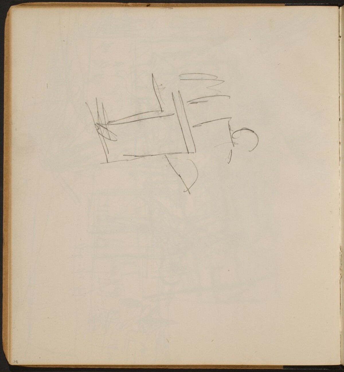 Begonnene Skizze (Unfinished Sketch) [p. 28] by Max Beckmann