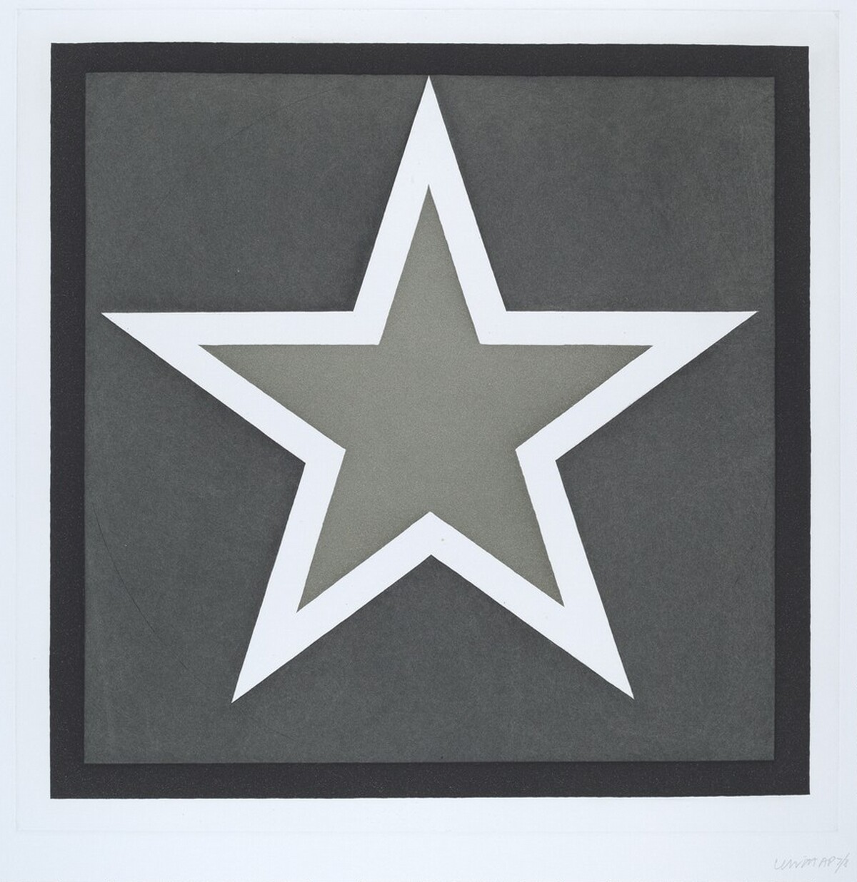 Stars-Light Center: 5 Point by Sol LeWitt