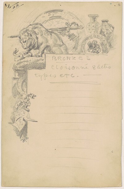 Study for "Bronzes"