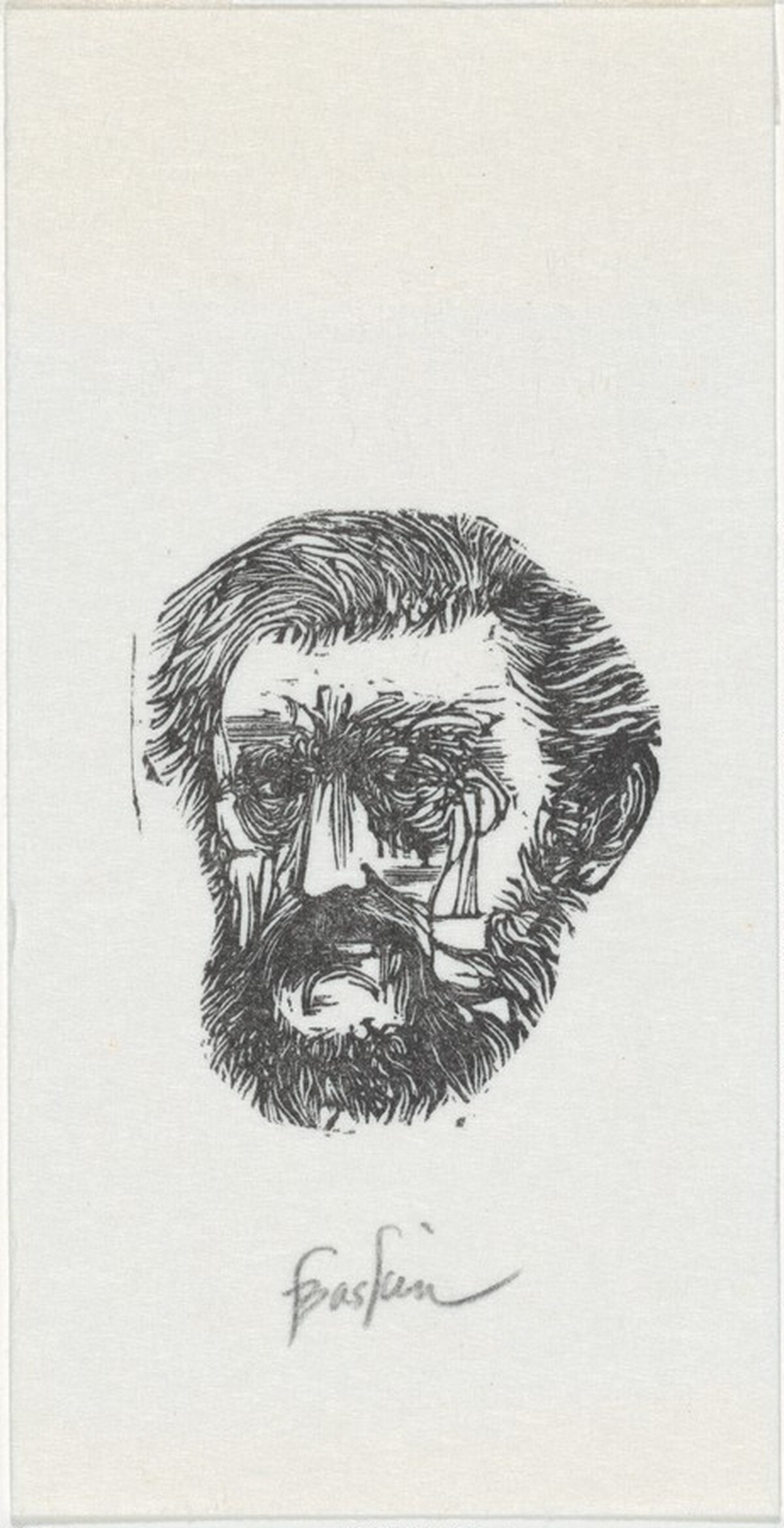 Ernst Barlach by Leonard Baskin