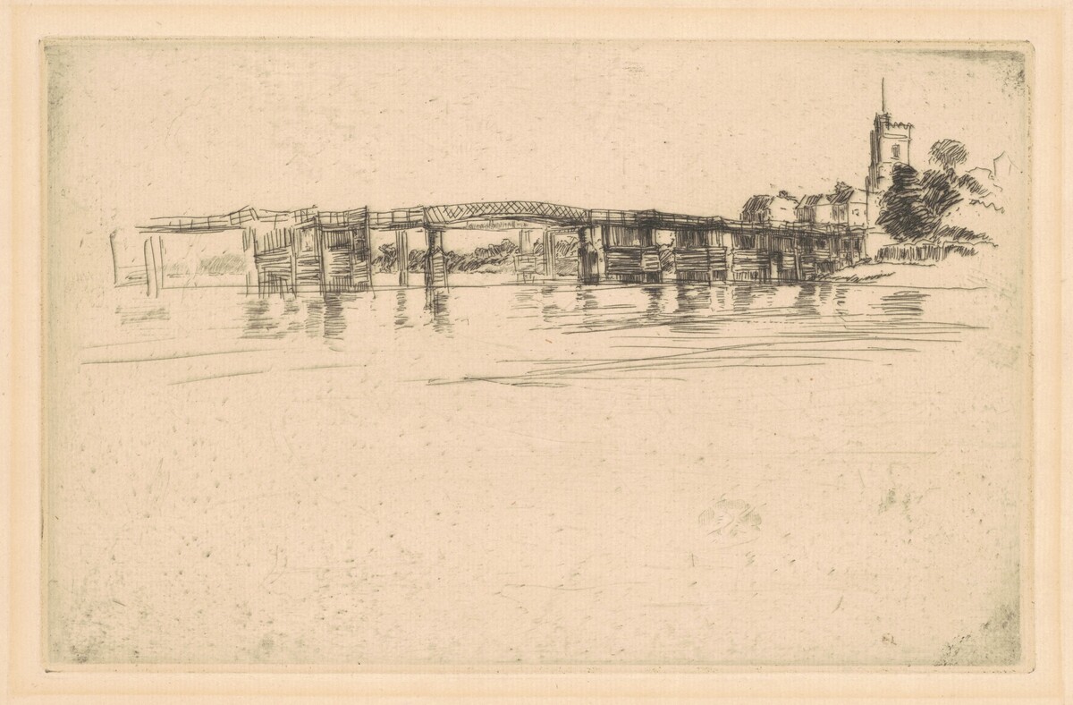 The Little Putney, No. 1 by James McNeill Whistler