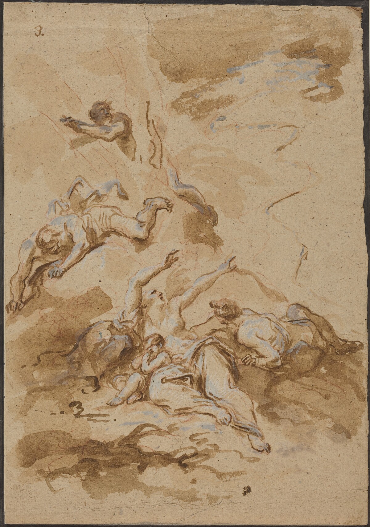 Figures in a Storm by Alessandro Magnasco