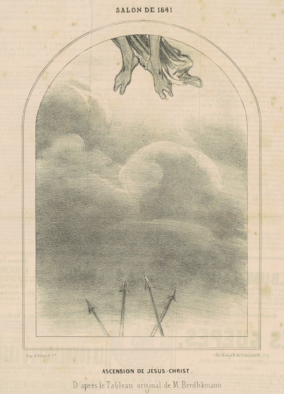 Ascension de Jèsus-Christ by Honoré Daumier