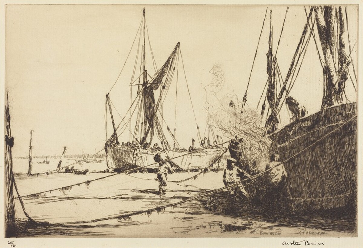 Burning Off by Arthur Briscoe