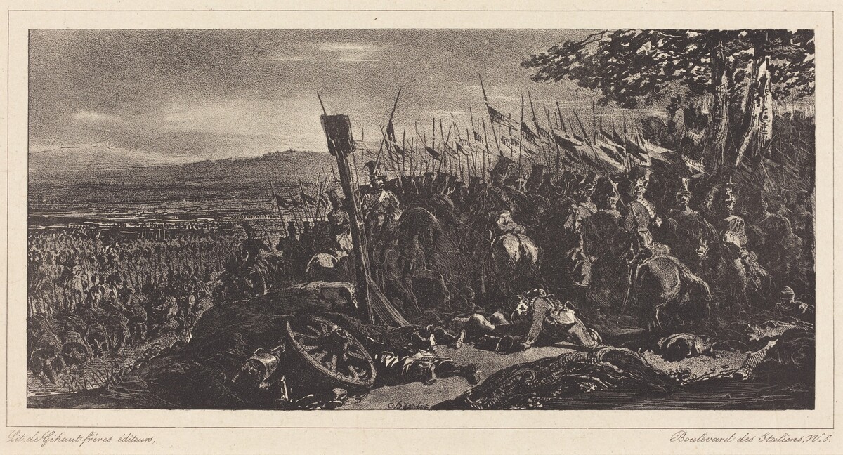 Battle Scene by Nicolas-Toussaint Charlet