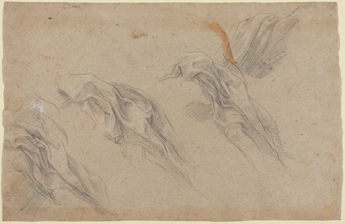Drapery Studies [recto] by Baldassare Franceschini