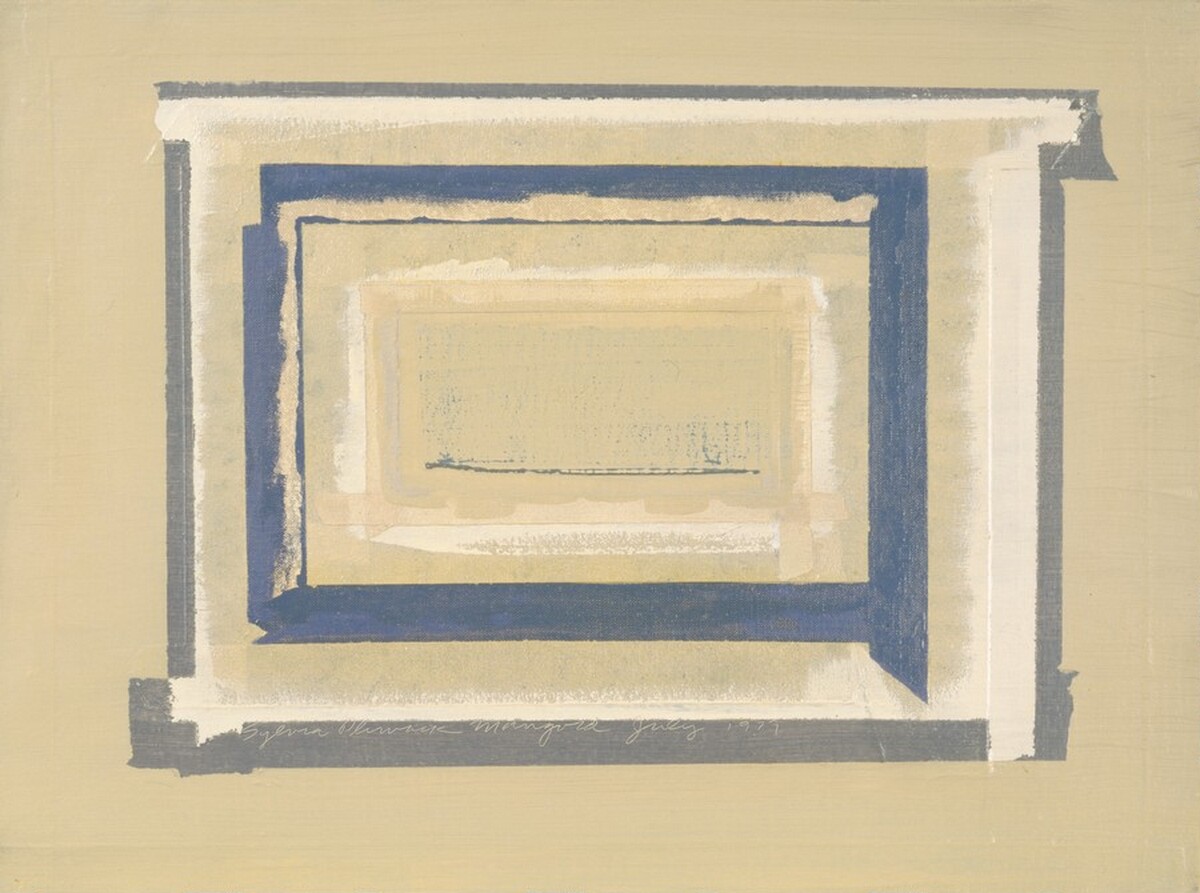 Untitled by Sylvia Plimack Mangold