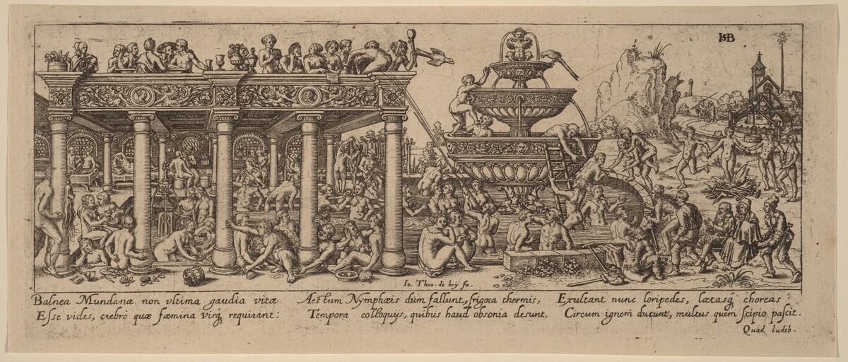 Fountain of Youth by Johann Theodor de Bry after Sebald Beham