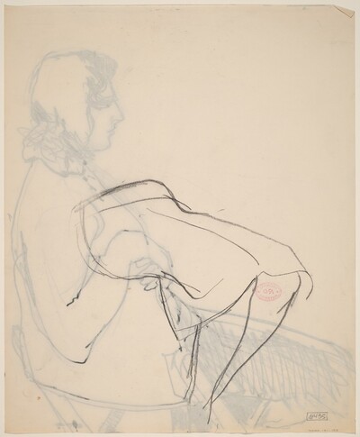 Untitled [study of legs and dress]