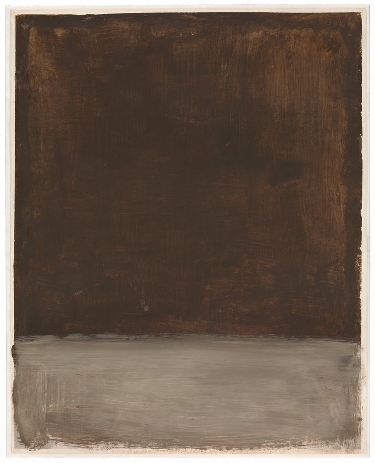 Untitled (Brown and gray) by Mark Rothko