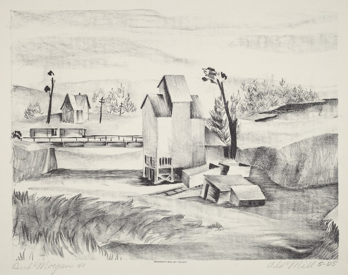Old Mill by Bud Morgan