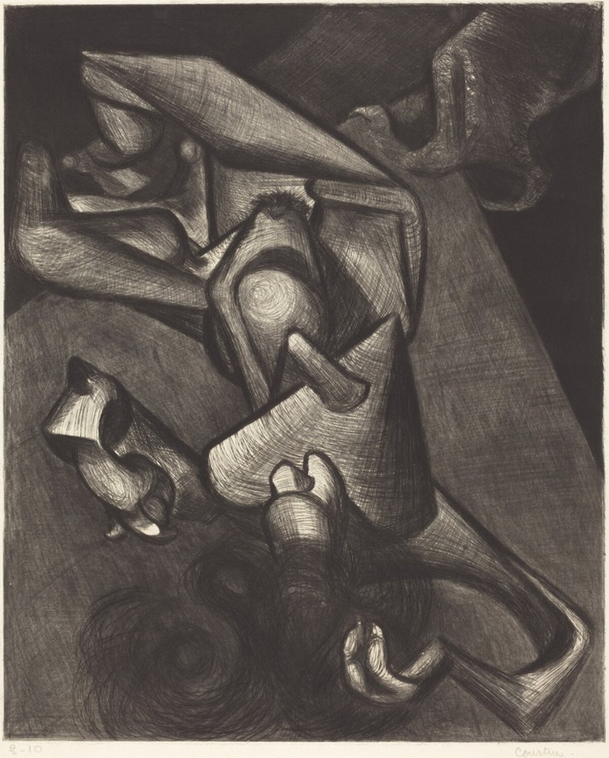 Recumbent Figure by Pierre Courtin