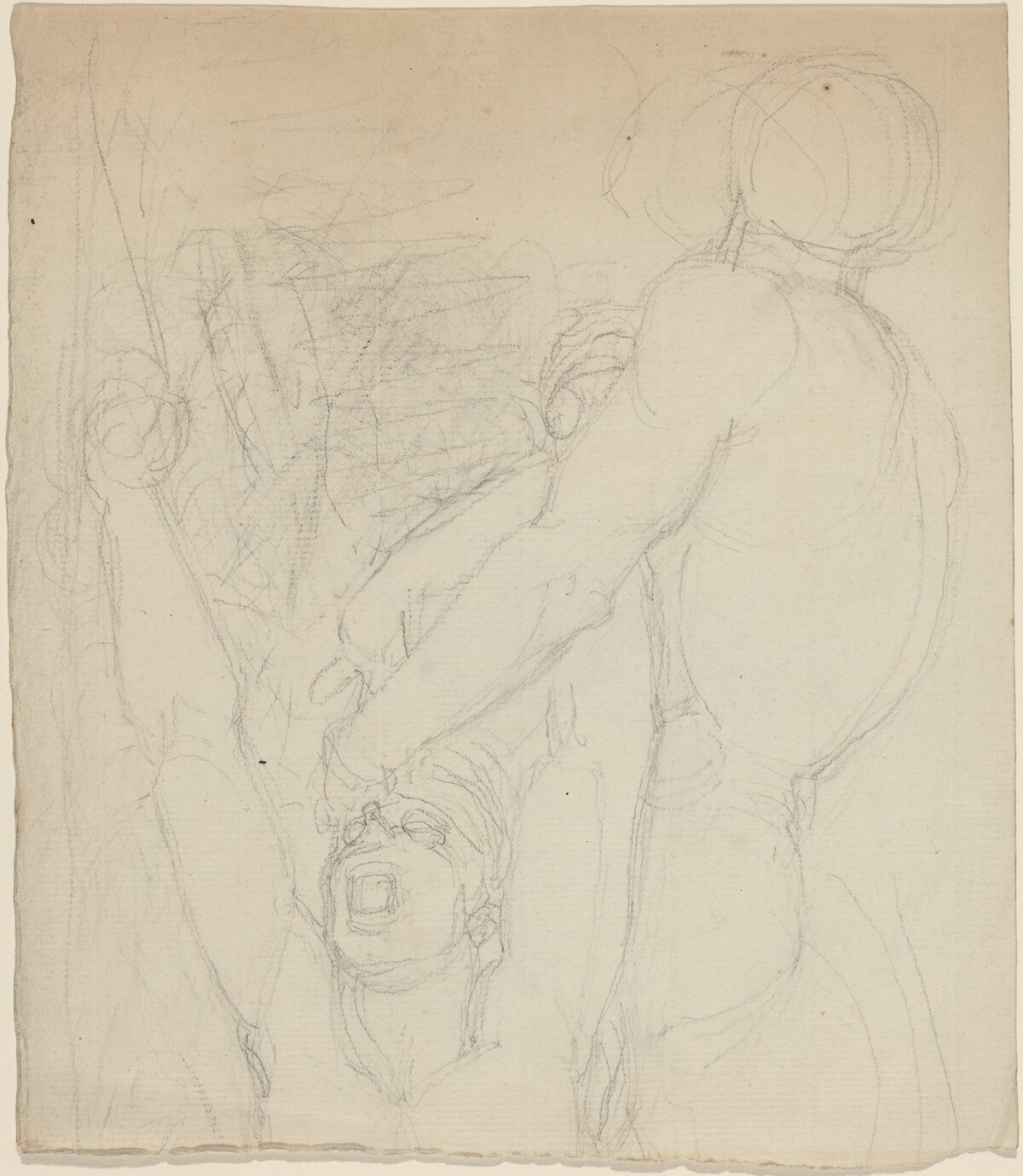 Two Fighting Figures by John Flaxman