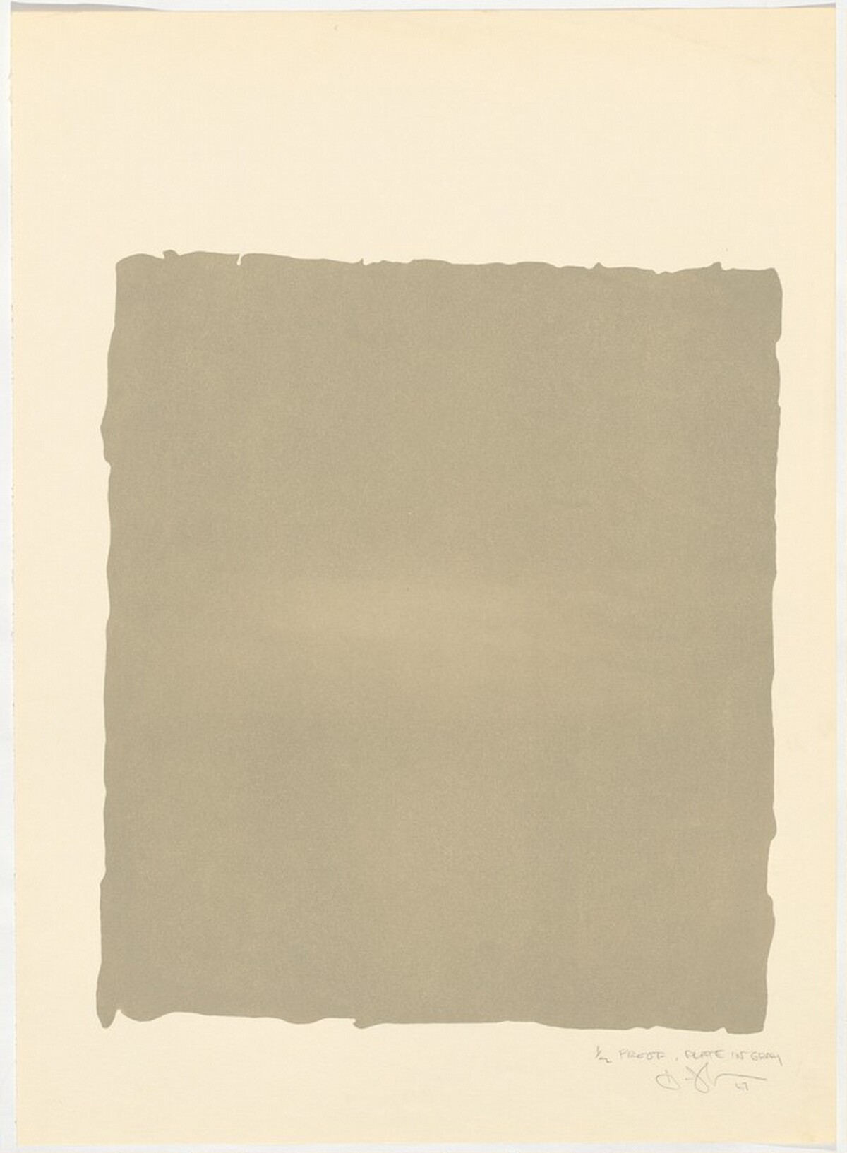 Numbers [misc. proof] by Jasper Johns