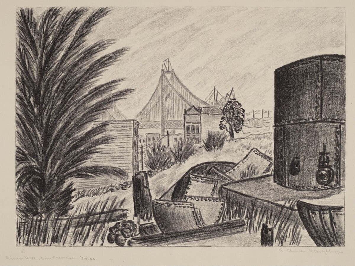 Rincon Hill, San Francisco by Herman Oliver Albright