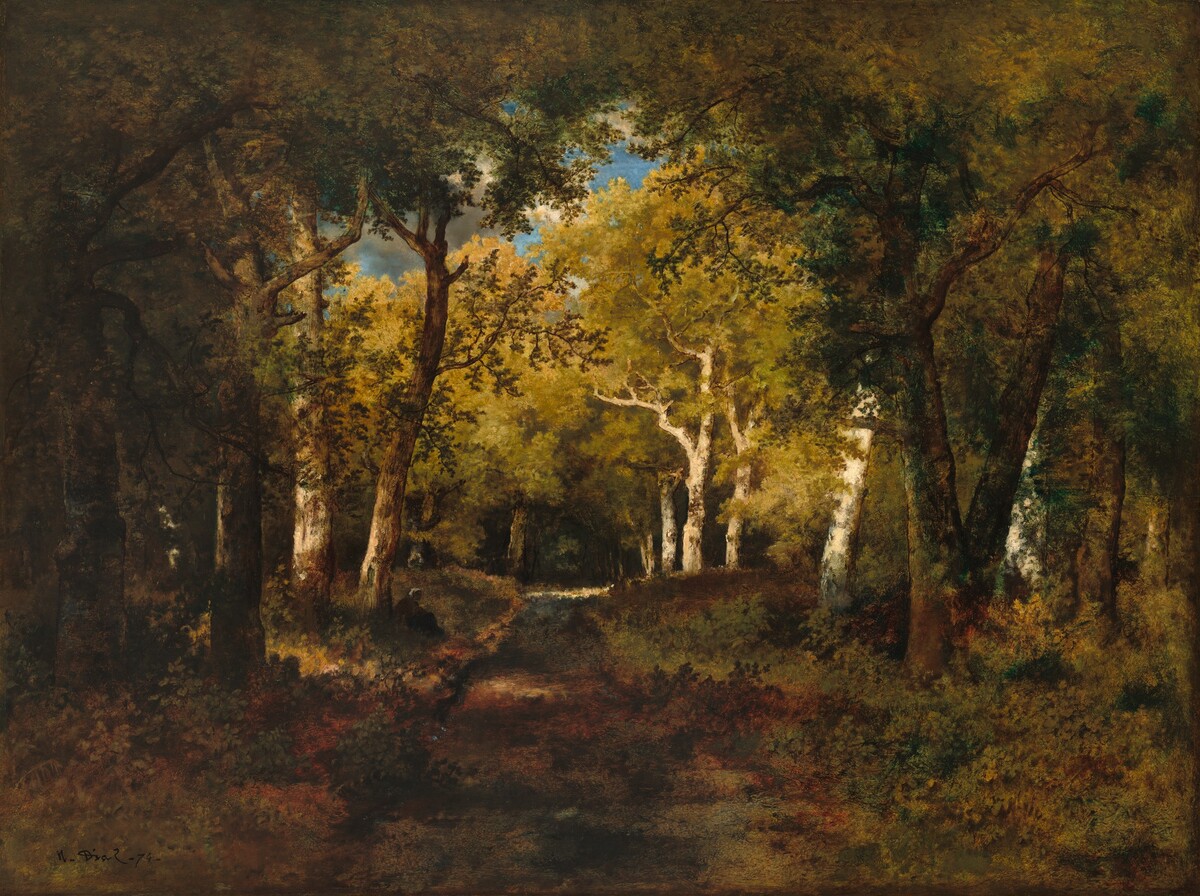 In the Forest by Narcisse Virgile Diaz de la Peña