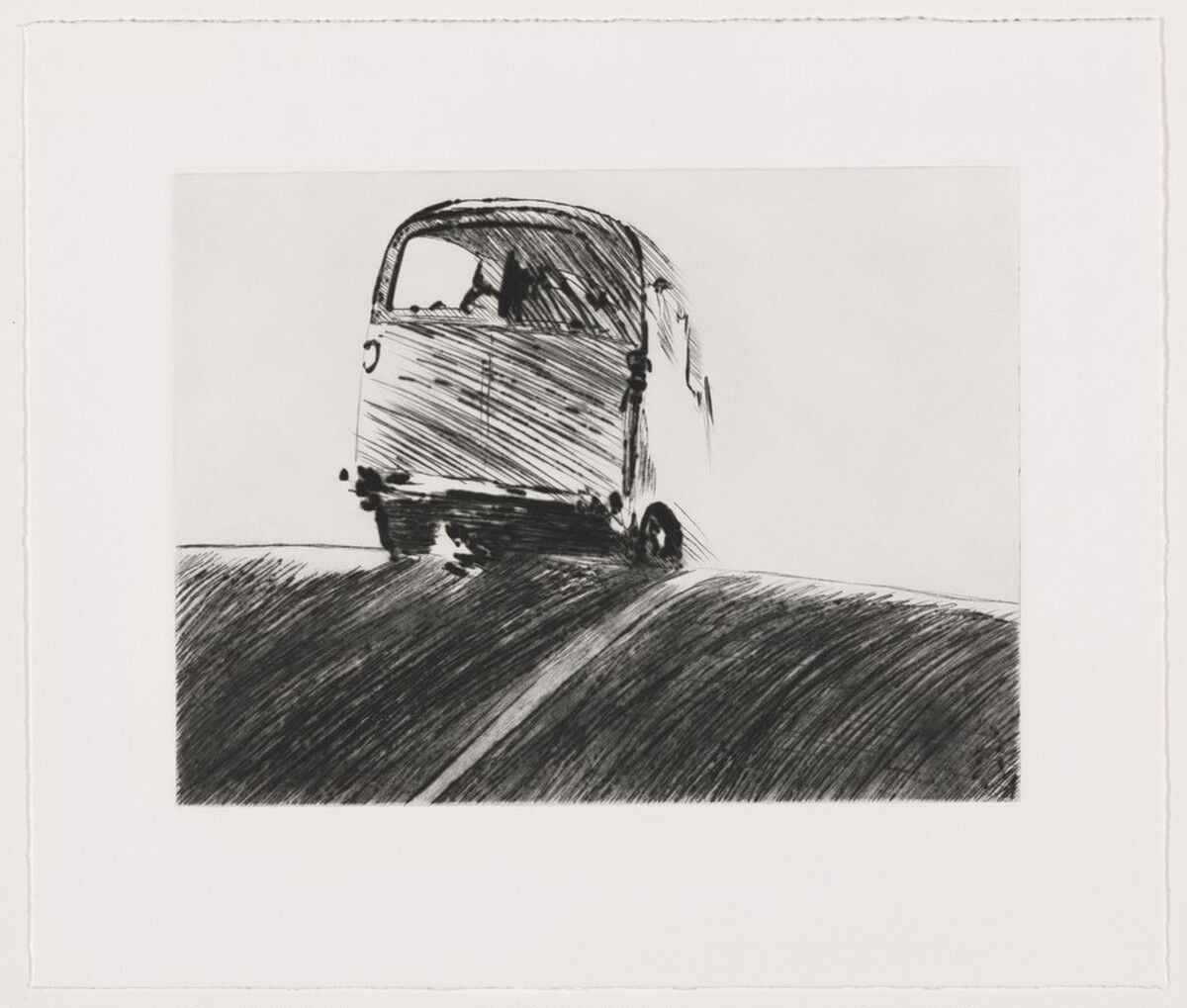 Van [working proof 16] by Wayne Thiebaud