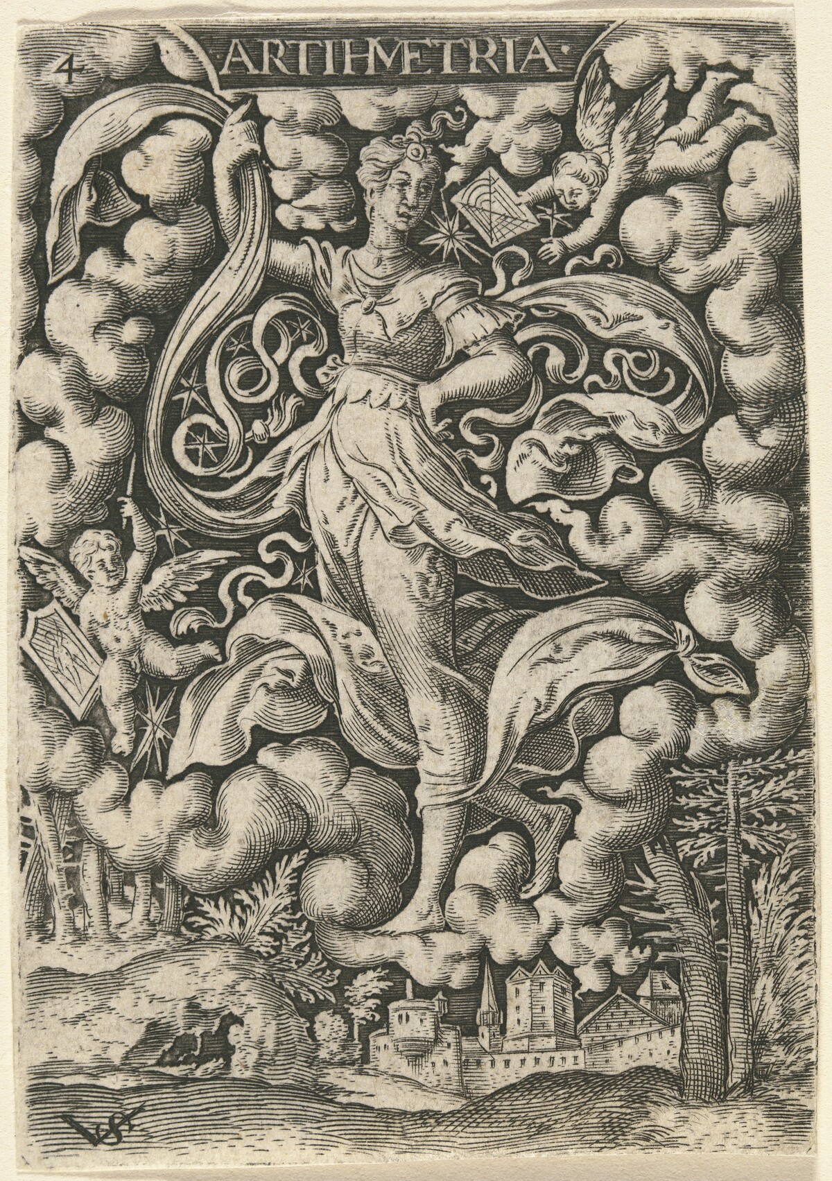 Artihmetria (Arithmetic) by Virgil Solis