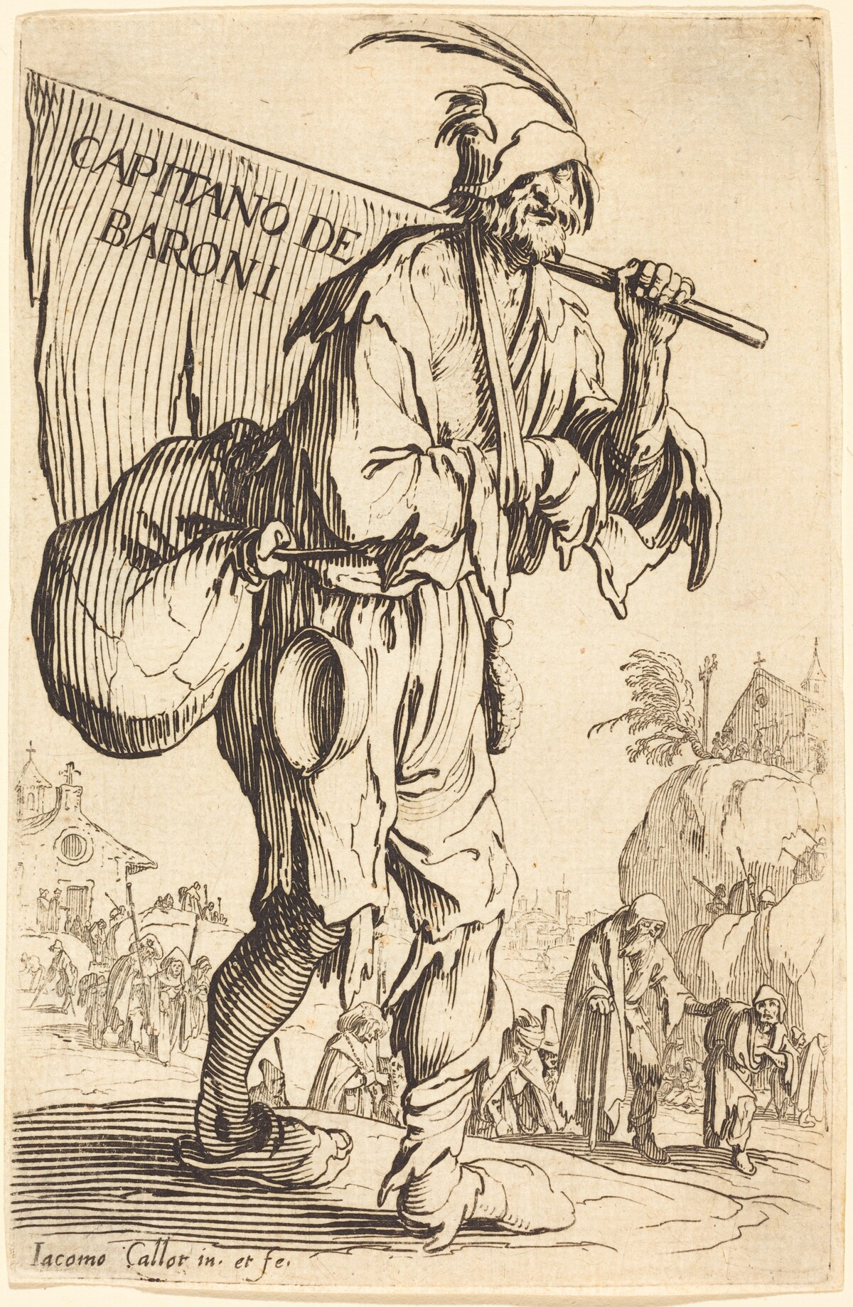 Captain of the Barons by Jacques Callot