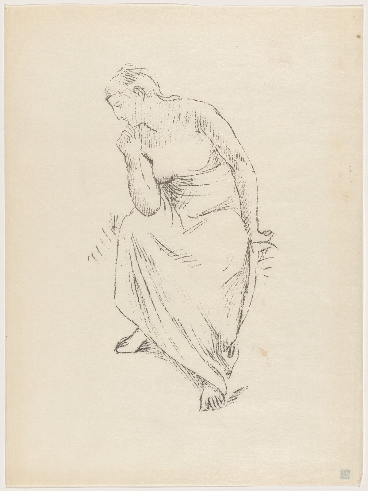 Etude by Pierre Puvis de Chavannes