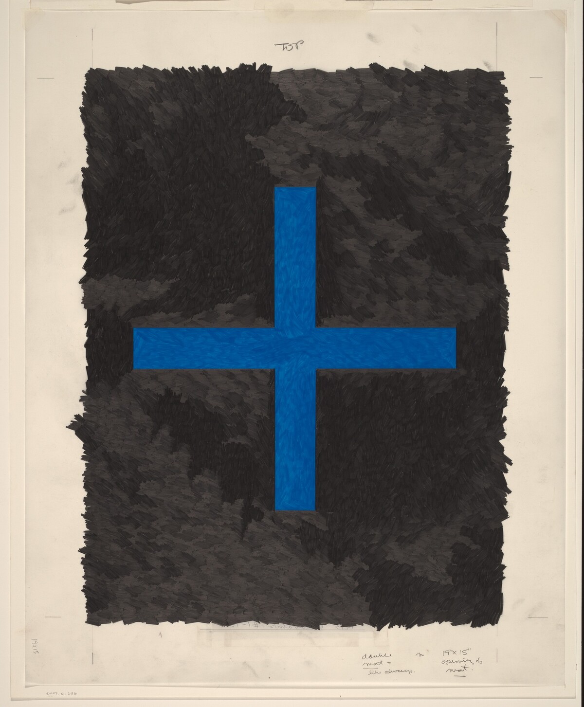 Untitled Drawing F#1 - 93 by Stephen Antonakos