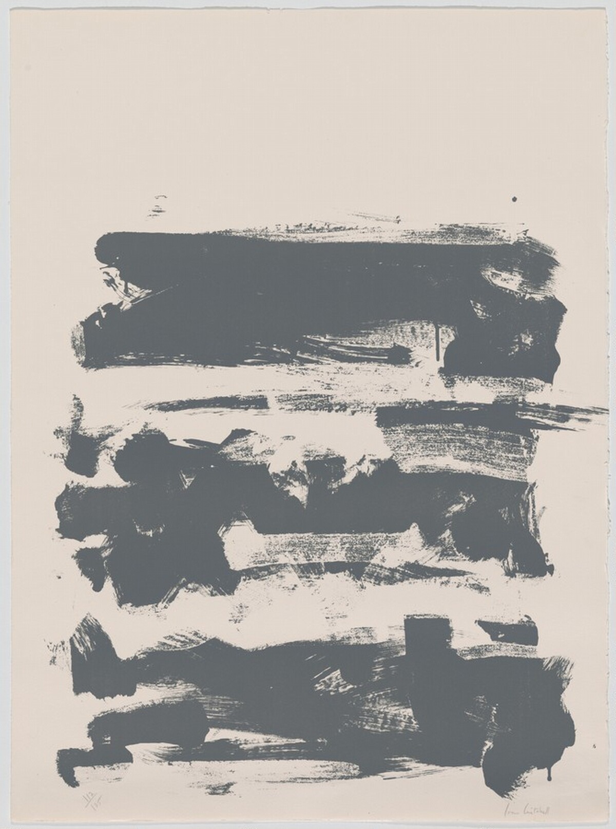 Champs (Gray) by Joan Mitchell