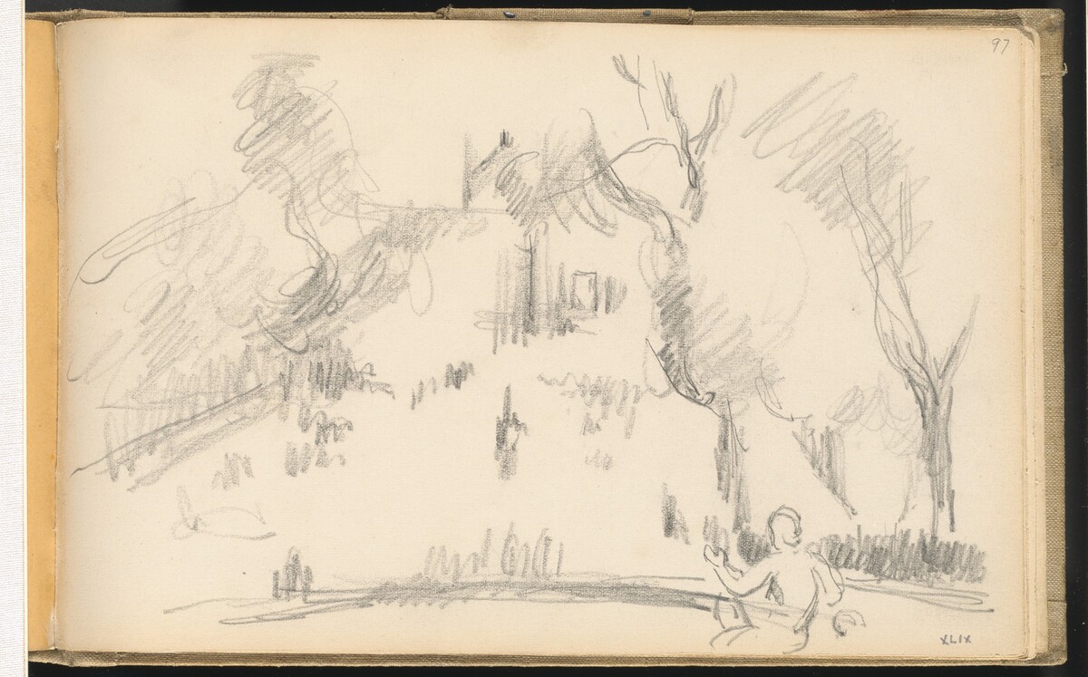 House in a Park by Paul Cezanne
