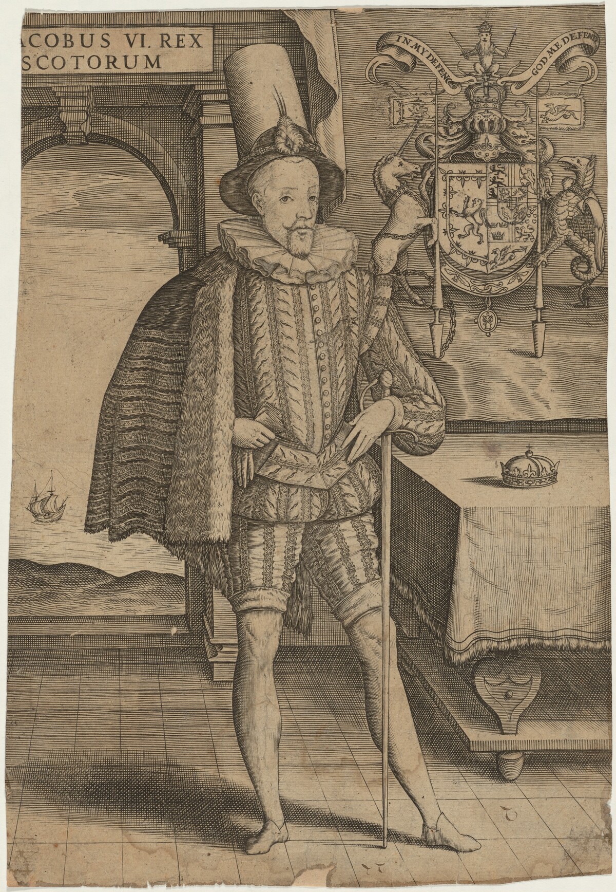 James I of England and James VI of Scotland by Unknown Artist